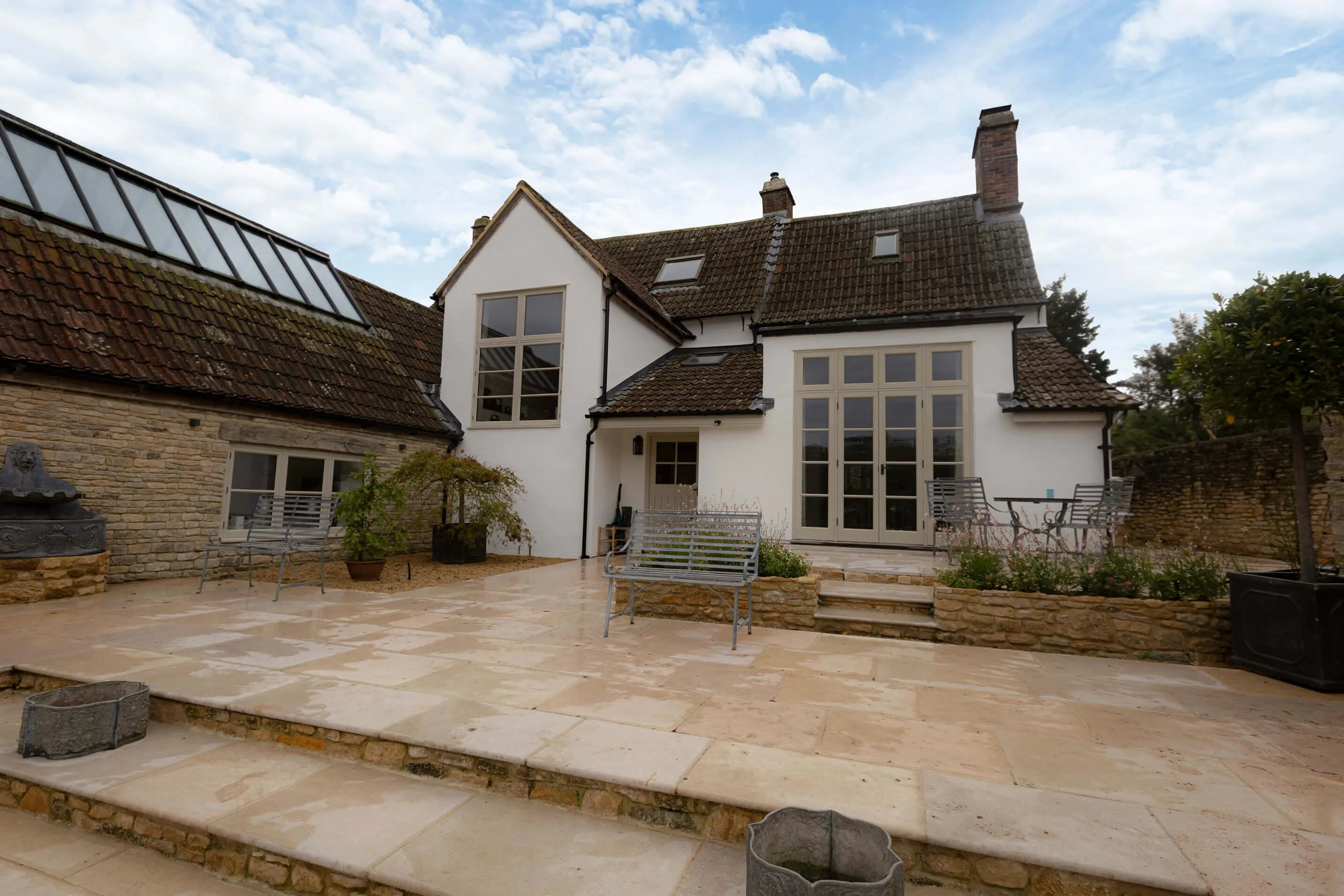 Cotswold farmhouse exterior 1
